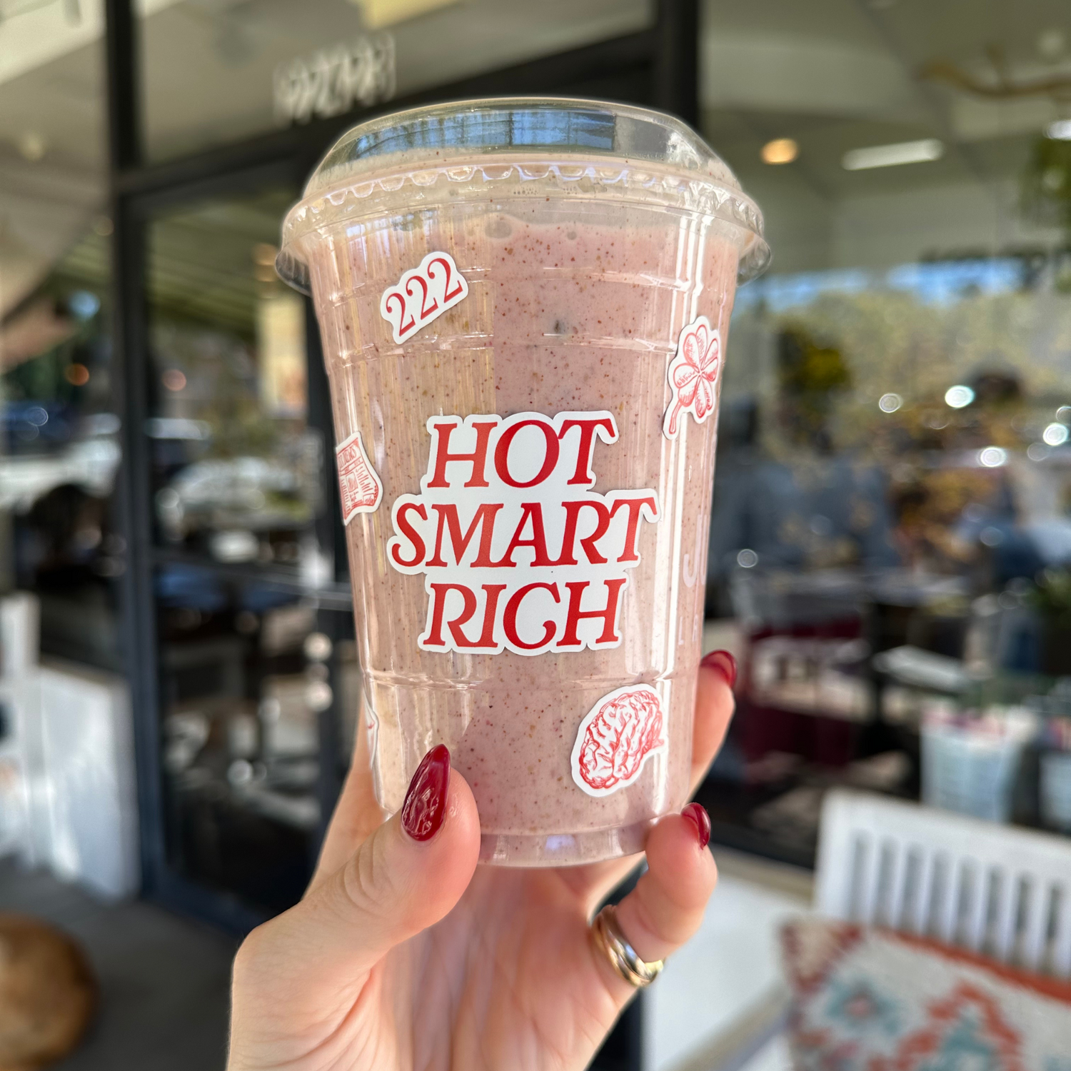 Hot Smart Rich Sticker Sheet